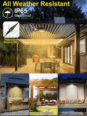 T-SUN pendant light delivers 6000K cool daylight for bright tasks.