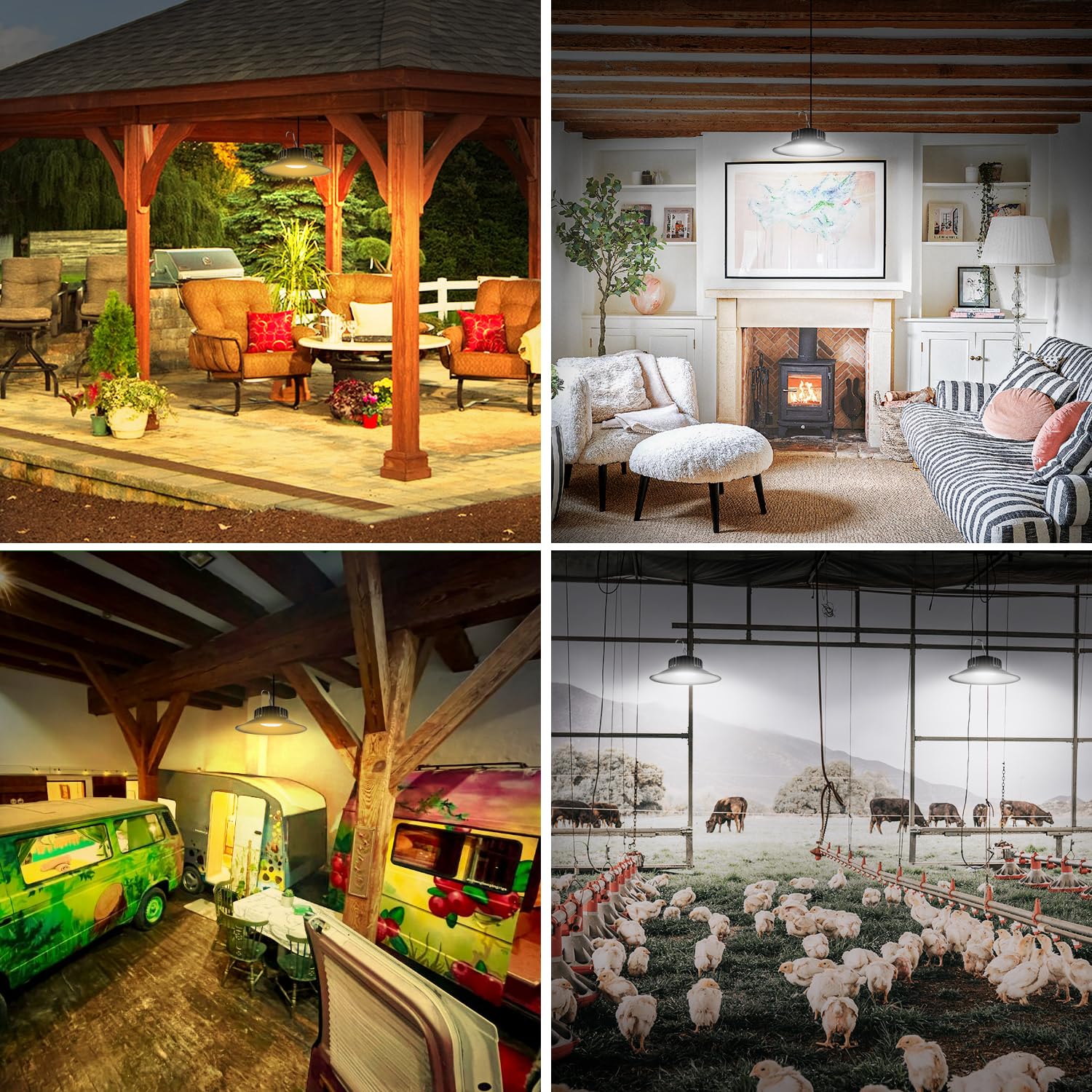 T-SUN two-pack set offers versatile indoor and outdoor lighting.