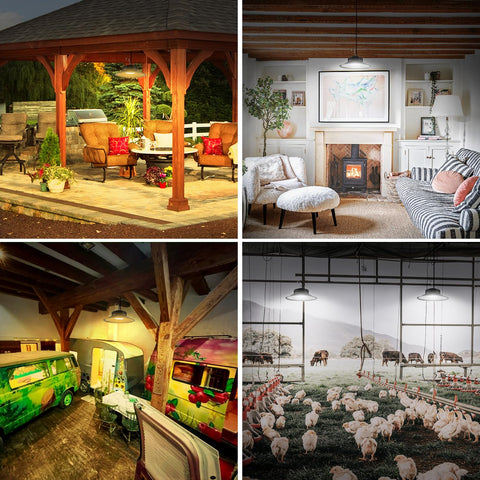 T-SUN two-pack set offers versatile indoor and outdoor lighting.