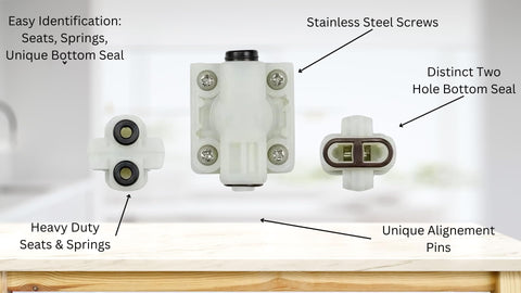 T & T Hardware Glacier Bay compatible cartridge enables quick DIY repair.