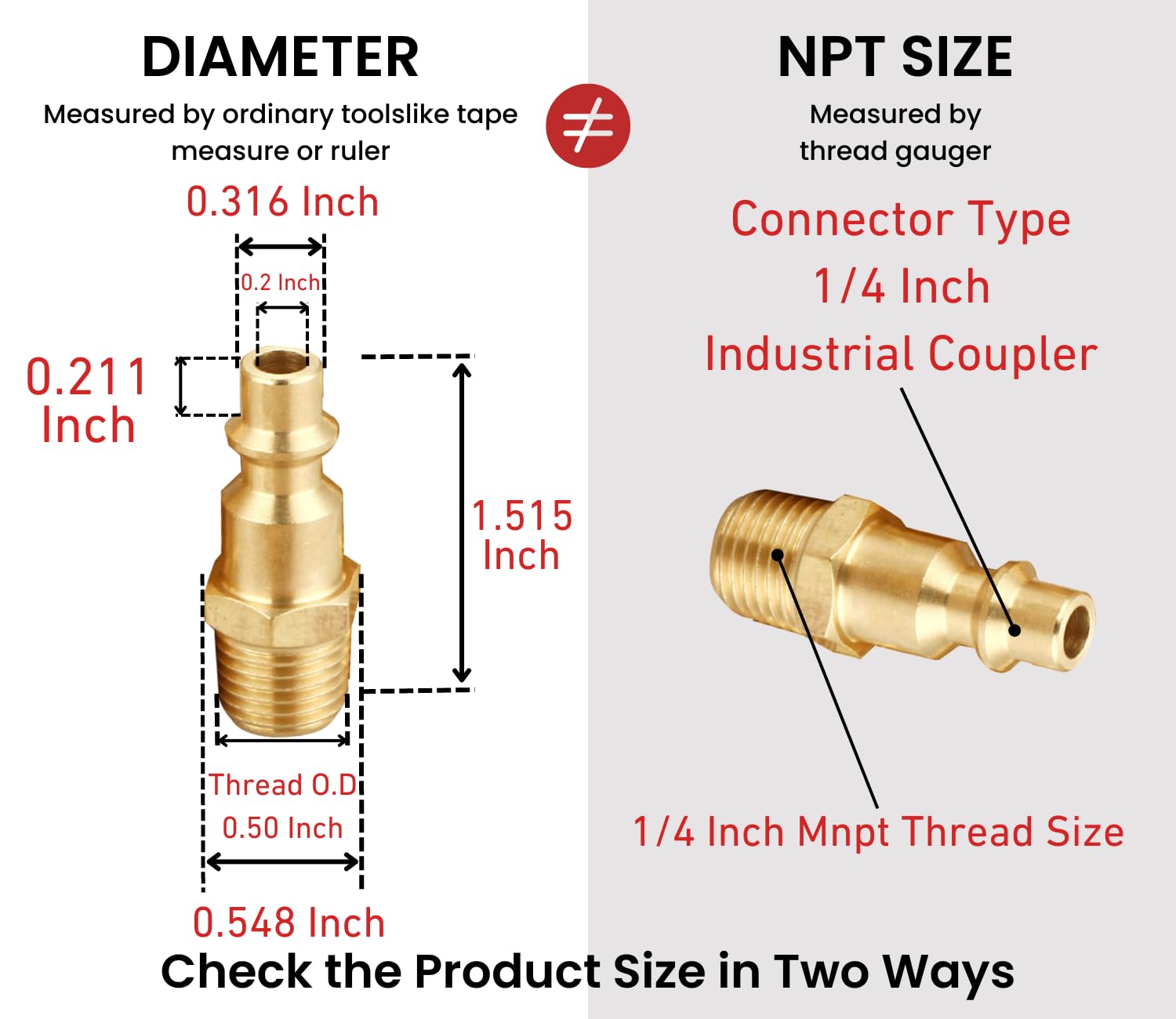 T TANYA HARDWARE brass air plug kit showing rust-resistant durability for heavy use.