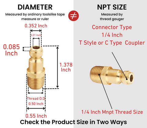 T Tanya Hardware brass female plugs provide durable sealing.