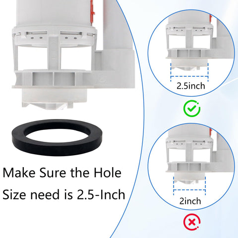 T Tulead fill valve demonstrates steady water refilling