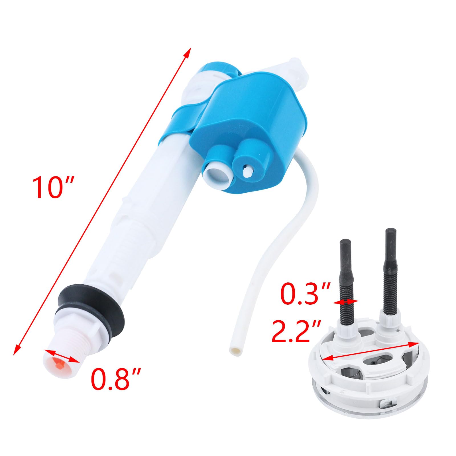 T Tulead push button component for smooth operation