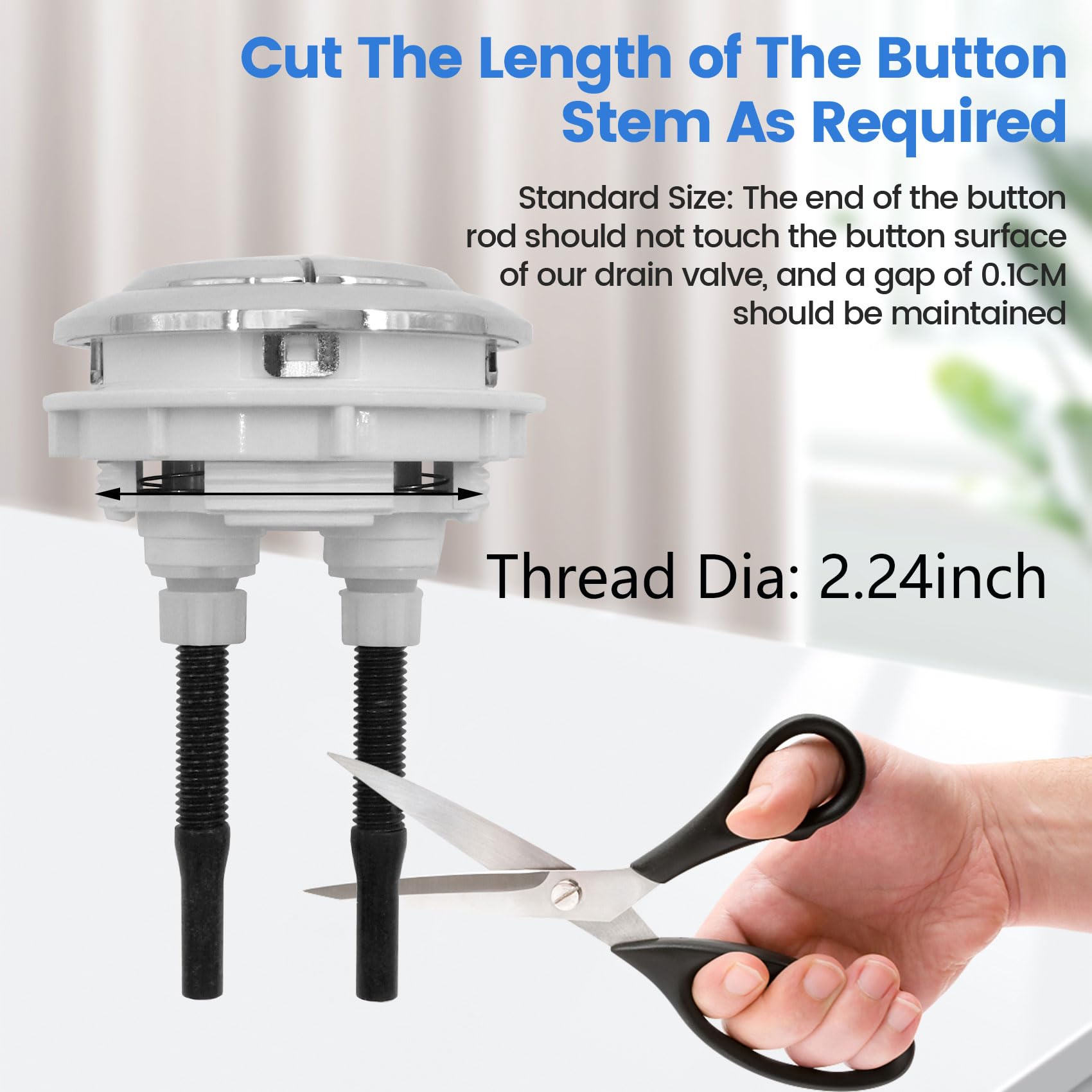 T Tulead toilet tank height range 255-305mm supports installation