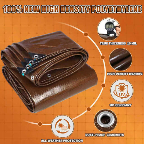 TA*RP YXCN tarp reinforced corners prevent tearing during wind.