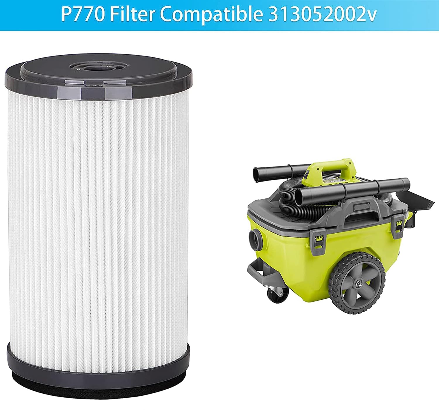 Tablenco P770 filter supports high-efficiency filtration for cleaner workspaces.