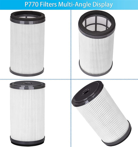 Tablenco wet/dry vacuum filter with easy in-place installation.
