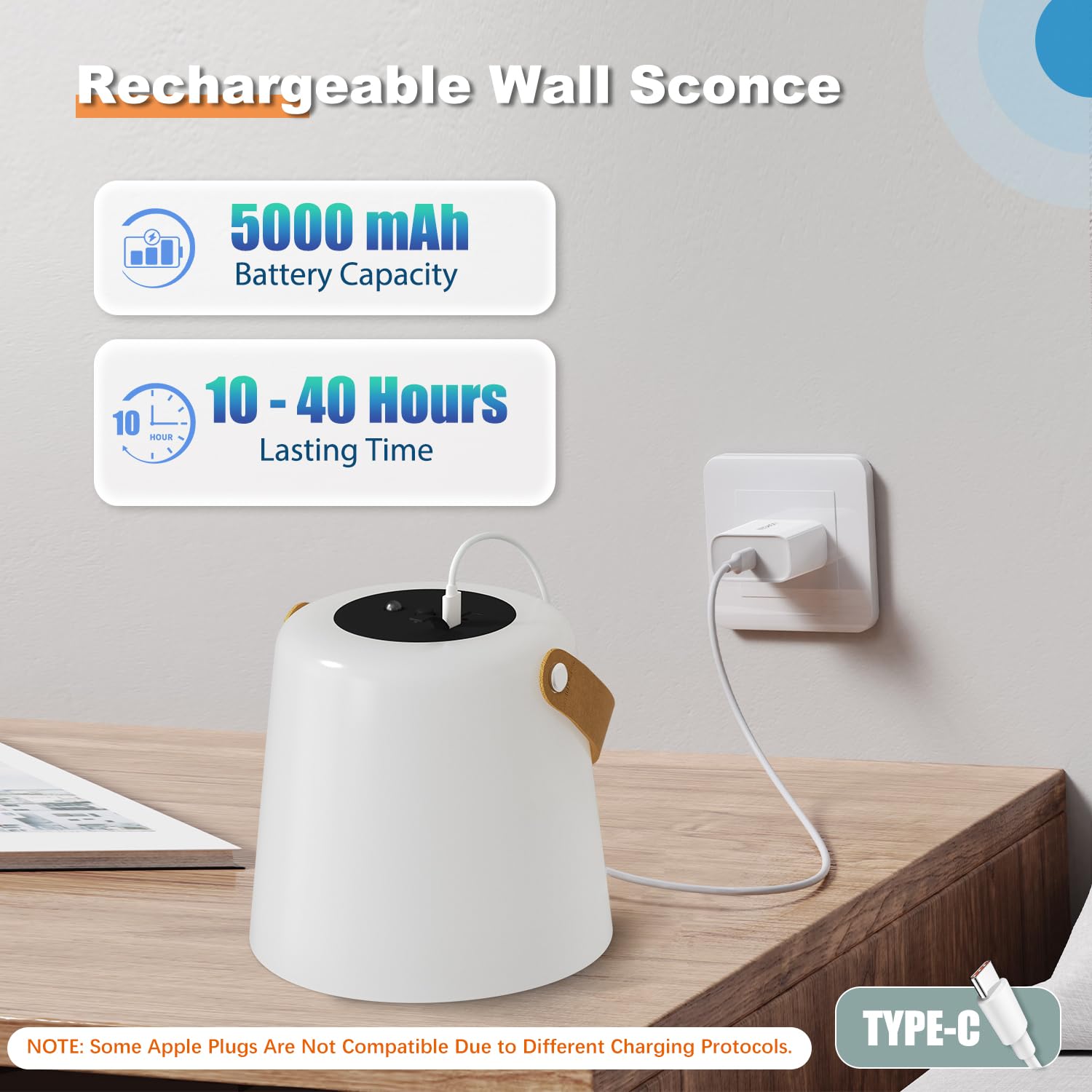TACAHE remote dimming in action with adjustable brightness and timers