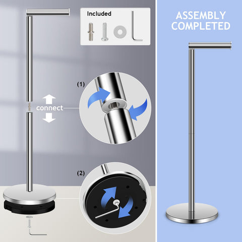 TACGEA freestanding design shown without wall mounting for easy placement