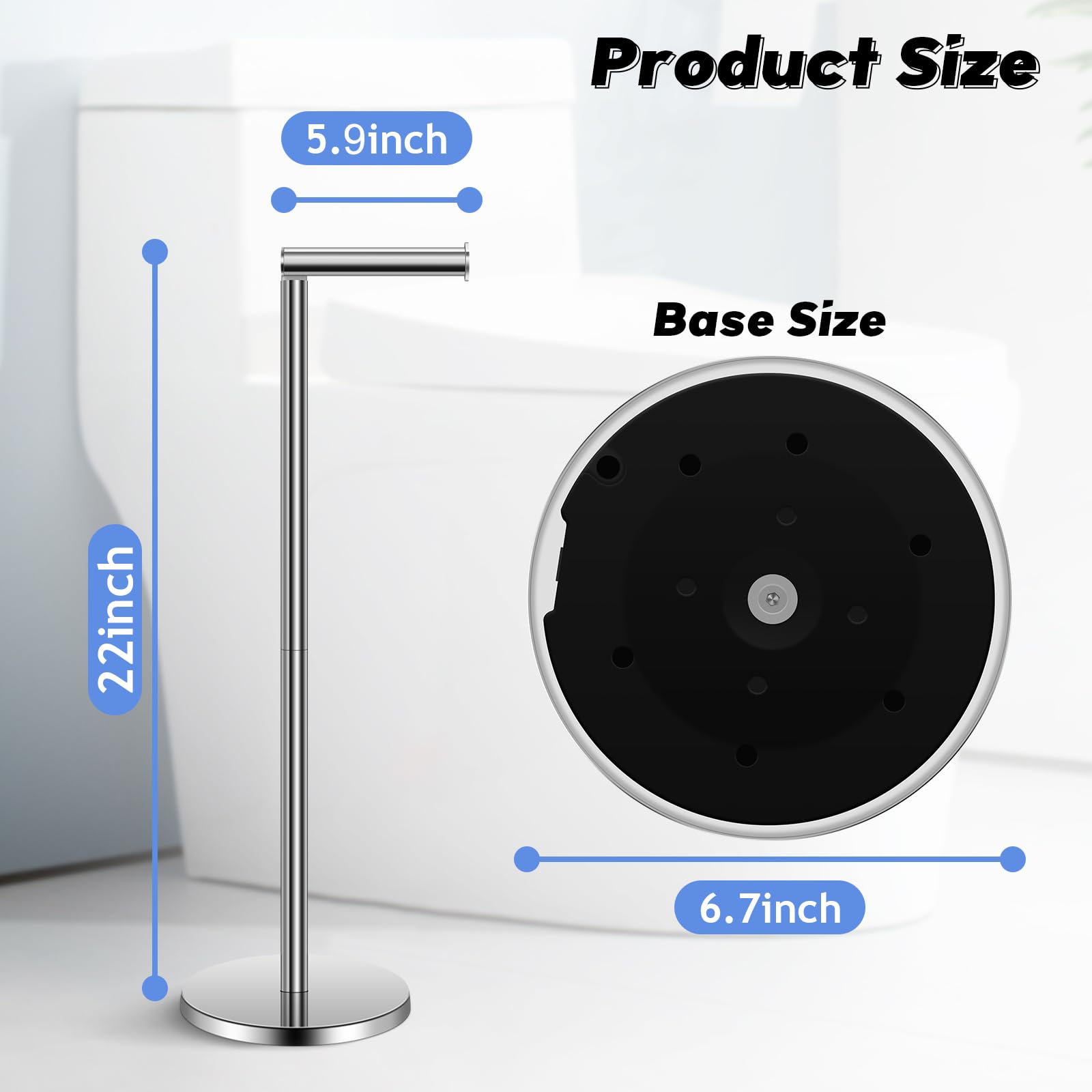 TACGEA stand demonstrates stable freestanding design preventing tipping