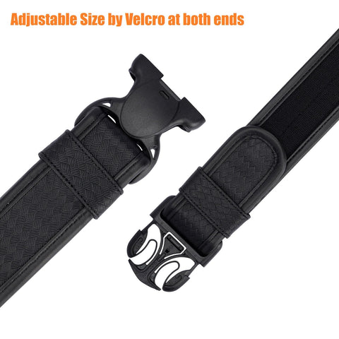 TACNEX inner belt velcro adjustment close-up enables a personalized fit.
