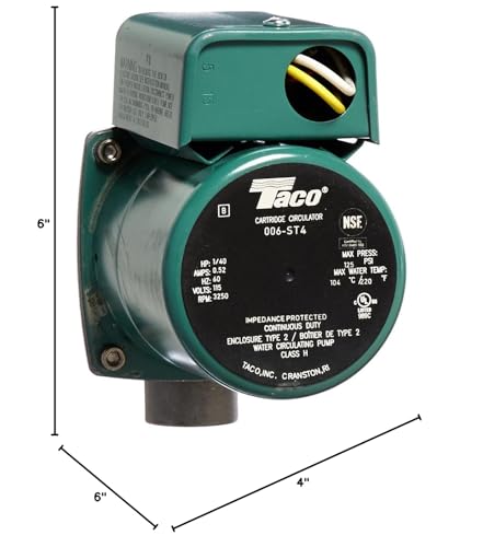 Taco 006-ST4 ready for corrosion-resistant hydronic system integration