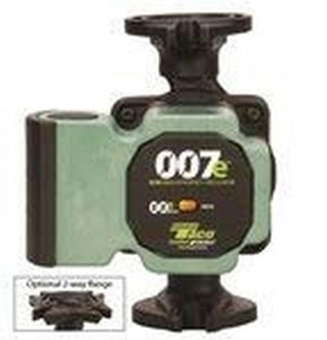 Taco Metals 007E-2F4 ECM pump in compact indoor setup for hydronic efficiency