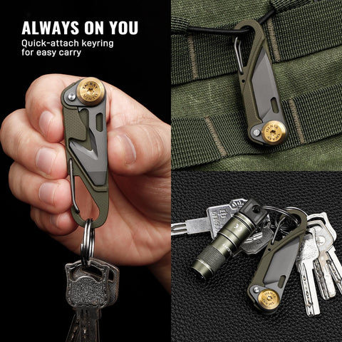 TACRAY Vinto keyring attachment for easy carry on bags or belts