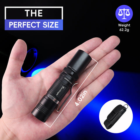 TactEagle UV lens enhances visibility of hidden traces and stains.