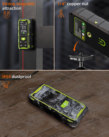 Tadeto dual laser measuring tool carrying bag for easy transport