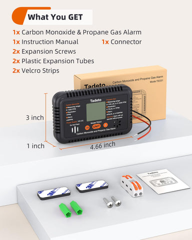 Tadeto RV installation accessories pack for easy mounting.