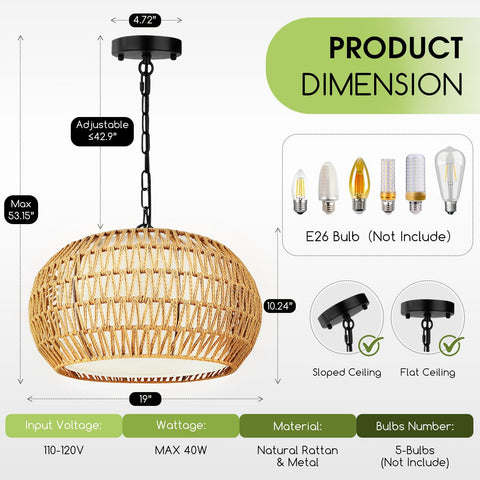 Tadpole Jump standard E26 base fits incandescent, halogen, or LED bulbs with flexible brightness.