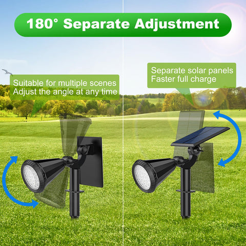 Tadyreal 180-degree adjustable panel enables flexible beam direction.