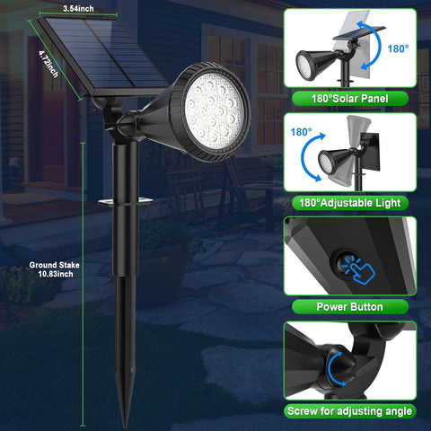 Tadyreal lighting covers up to 215 sq ft with a 33 ft beam.