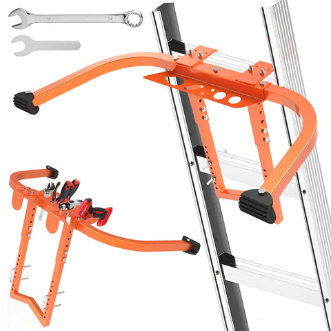 Taeoox ladder stabilizer in heavy-duty steel with anti-slip feet for stable roof work