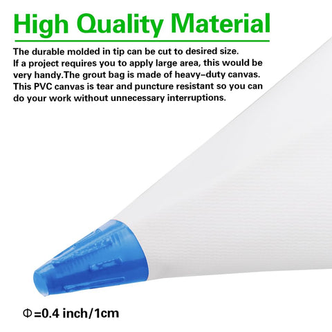 Tahikem grout bag setup supports tile installation and masonry projects