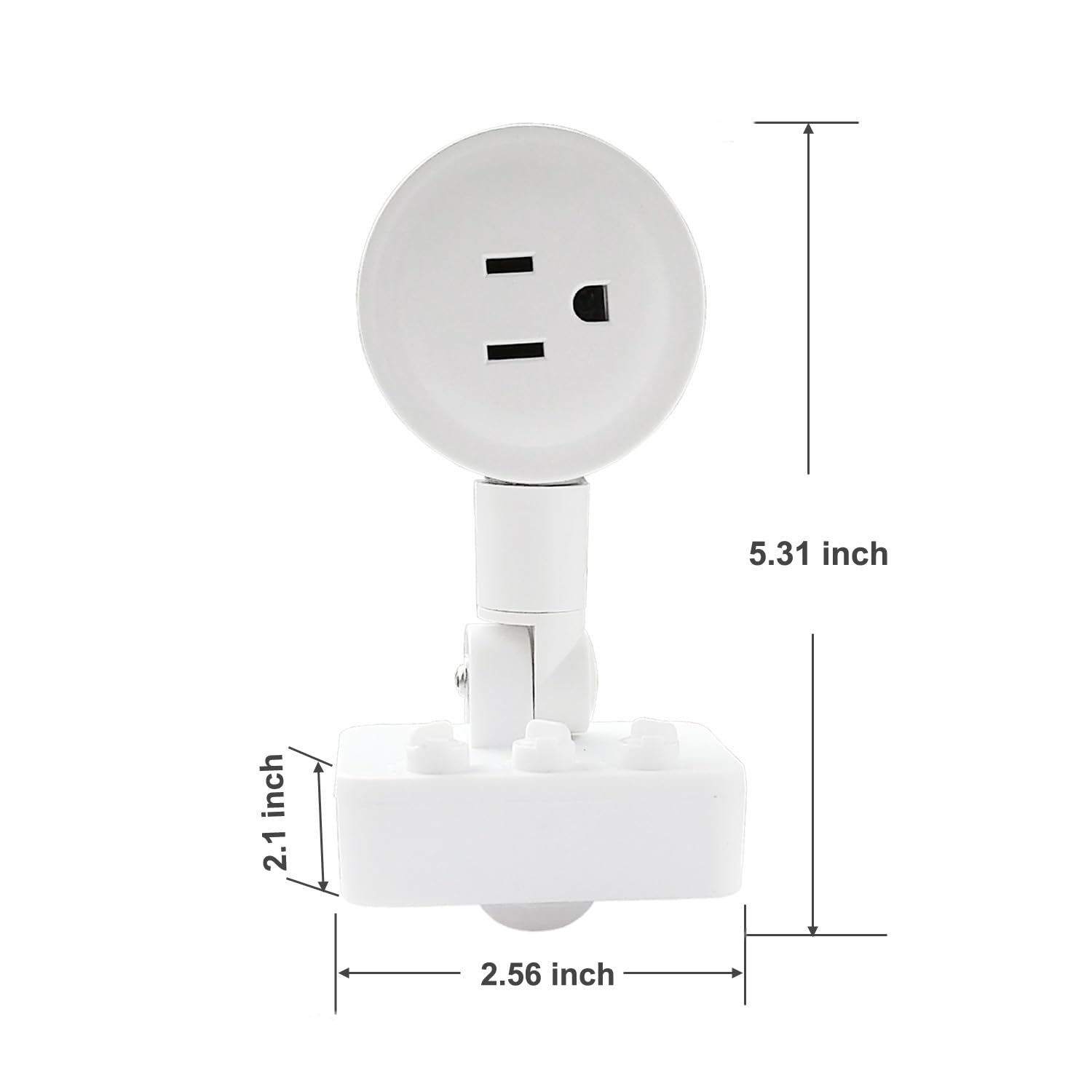 Taigeguang motion sensor supports E26/E27 with adapter.