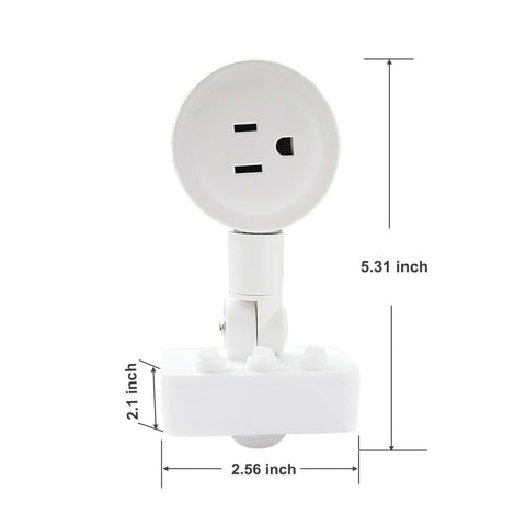 Taigeguang motion sensor supports E26/E27 with adapter.