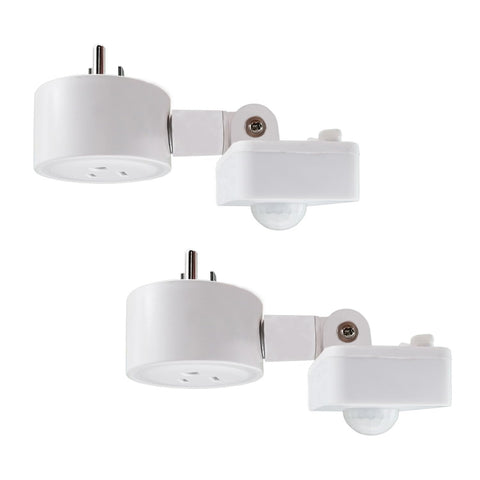 Taigeguang motion sensor two-pack, unpacked for easy plug-in setup.
