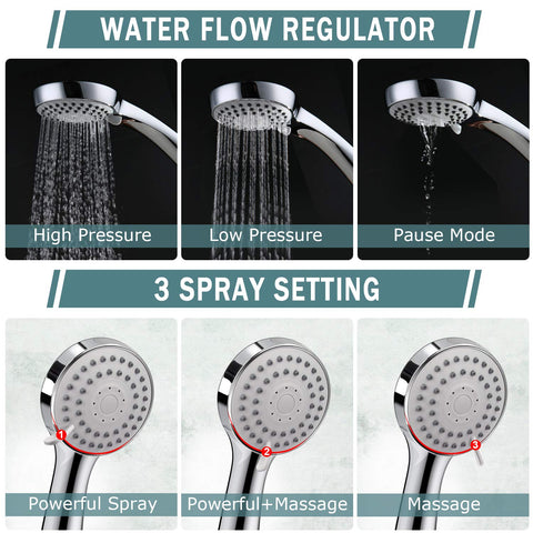 Taiker filtered shower head with filter cartridge reduces chlorine and impurities for skin-friendly showers.