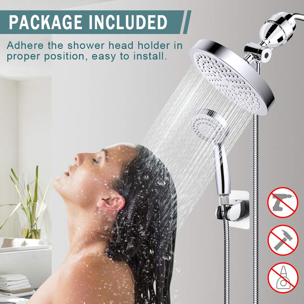 Taiker filtered shower head with tpr nozzle delivers efficient spray and thorough coverage.