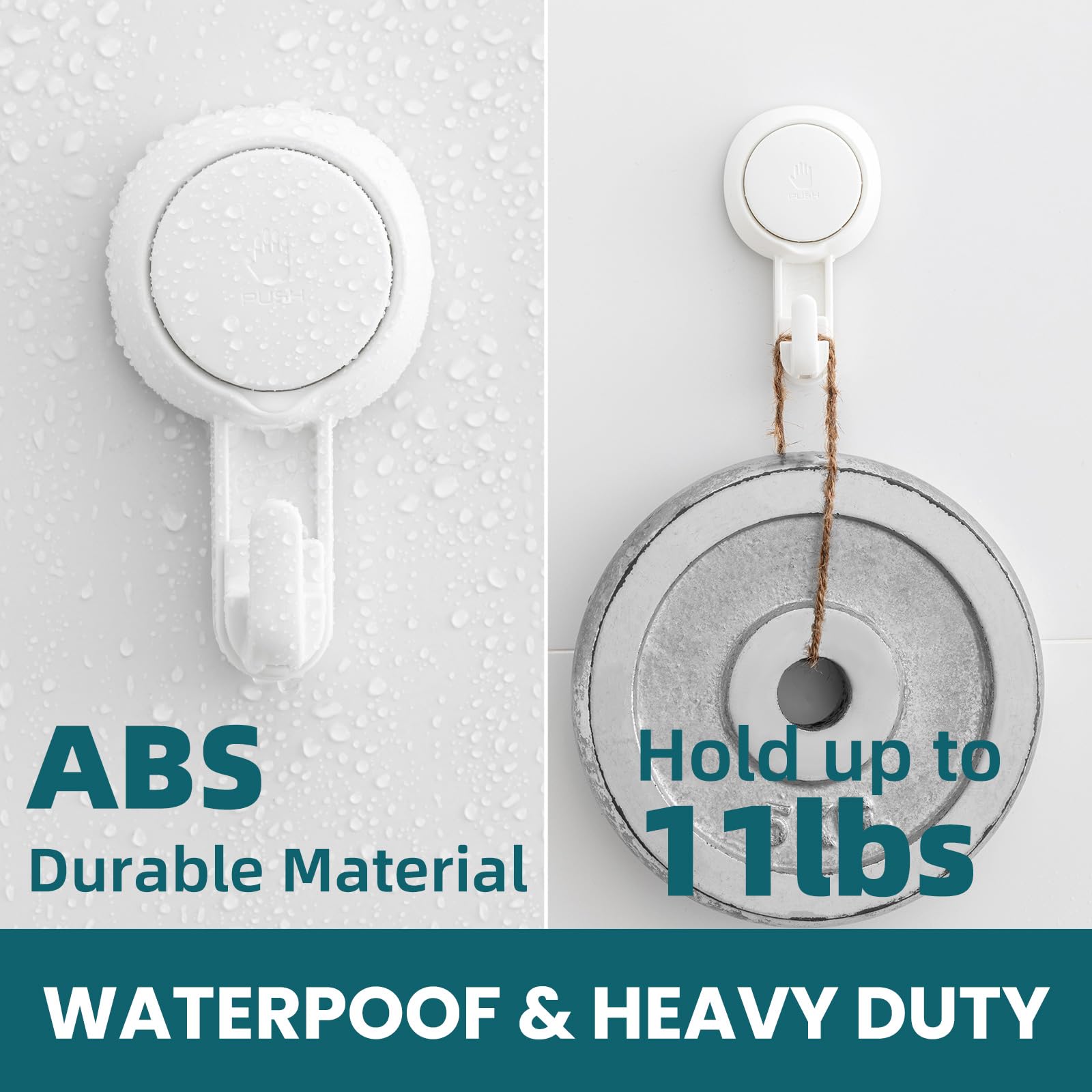 TAILI damage-free installation hook on glass, no drilling needed