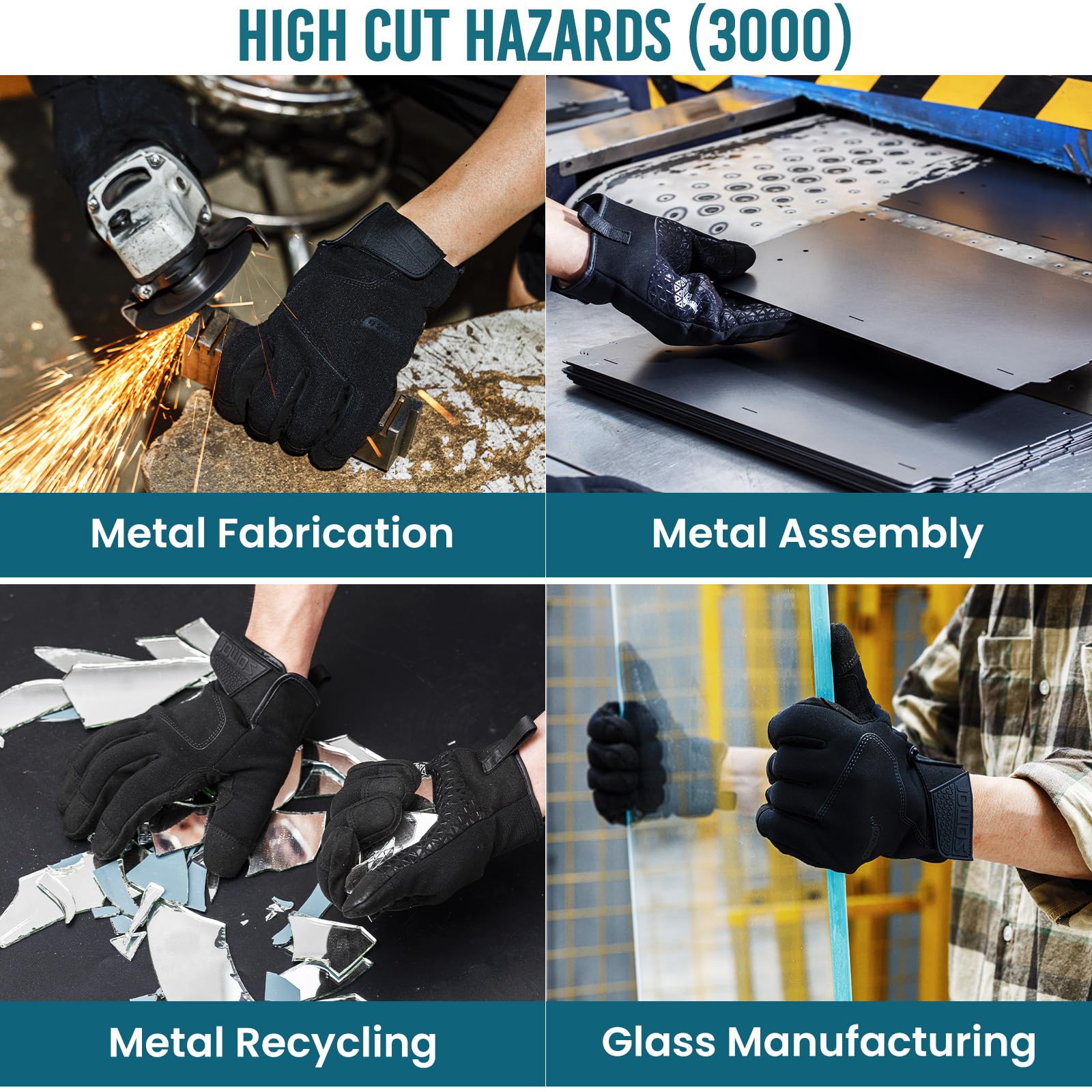 TAILI Breathable mesh liner in action keeps hands cool during tasks.