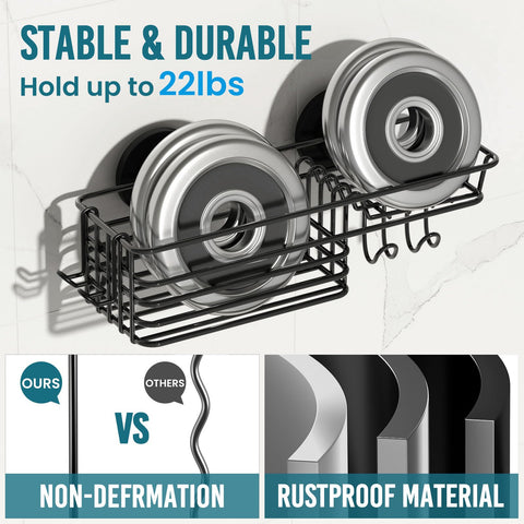 TAILI rustproof stainless steel basket with hollow-out design promotes airflow