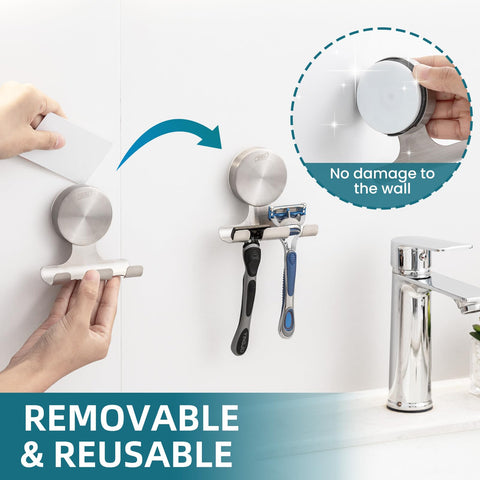 TAILI stainless steel bathroom hook close-up showing rust-proof finish.