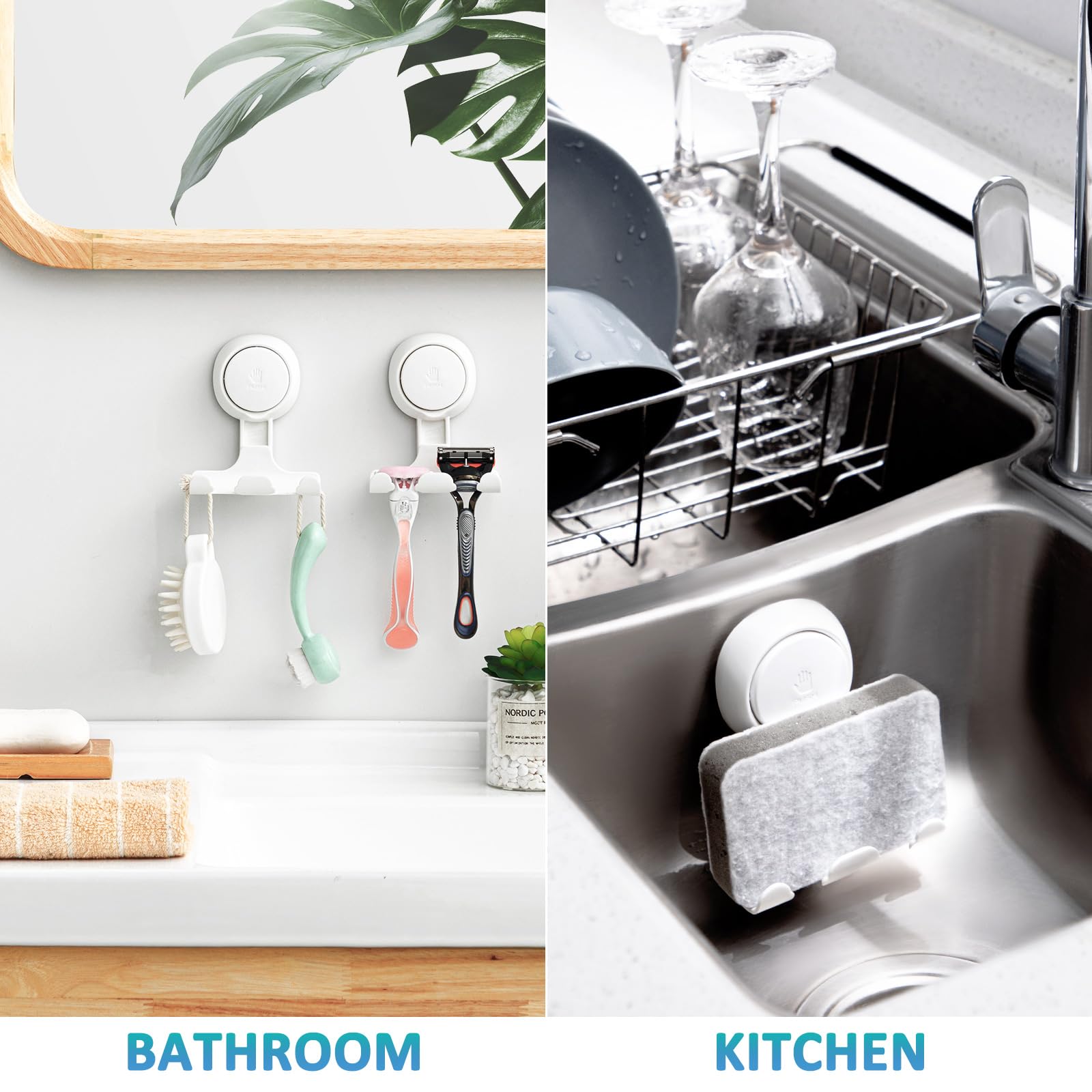 TAILI drainage holes prevent water buildup and keep hooks clean.