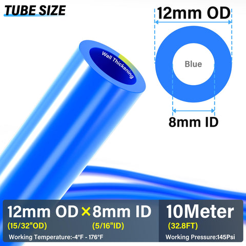 TAILONZ PNEUMATIC Pu Tube flexible design enables tight routing in compact setups.