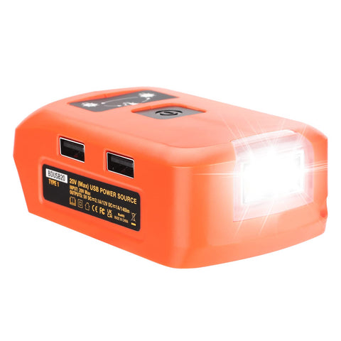 Taingwei adapter compatible with Black & Decker 20V batteries for versatile power