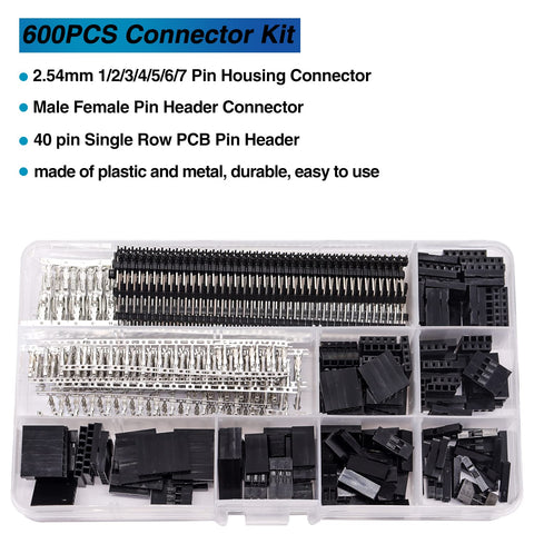 Taiss Dupont pin header collection for easy circuit connections
