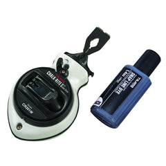 Tajima CR201W-P Chalk Box front view with durable aluminum case and 1 mm line for precise snaps.