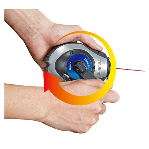 Elastomer grip provides secure, comfortable control during long layouts.