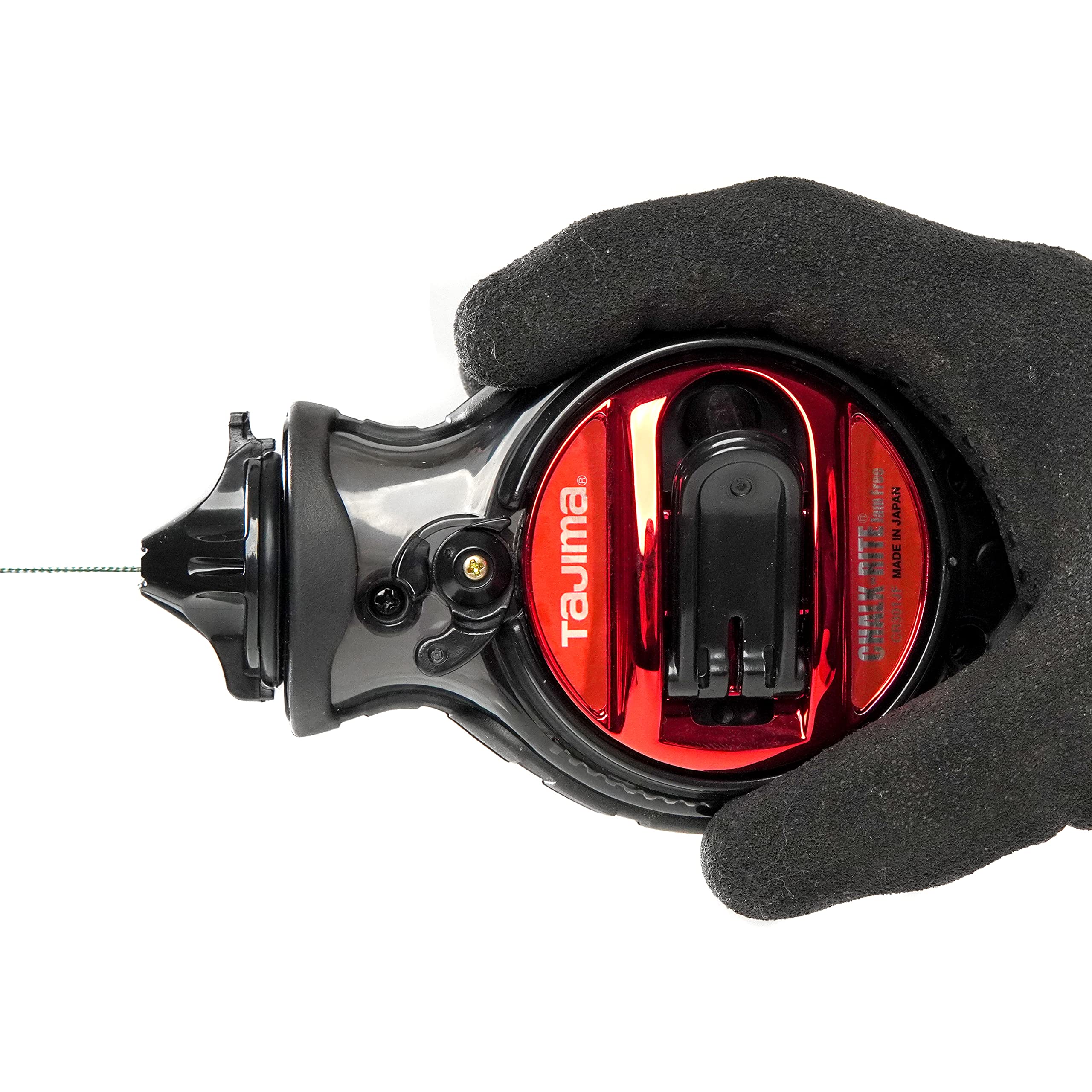 Tajima Chalk-Line rubberized ABS case provides secure grip and drop protection.