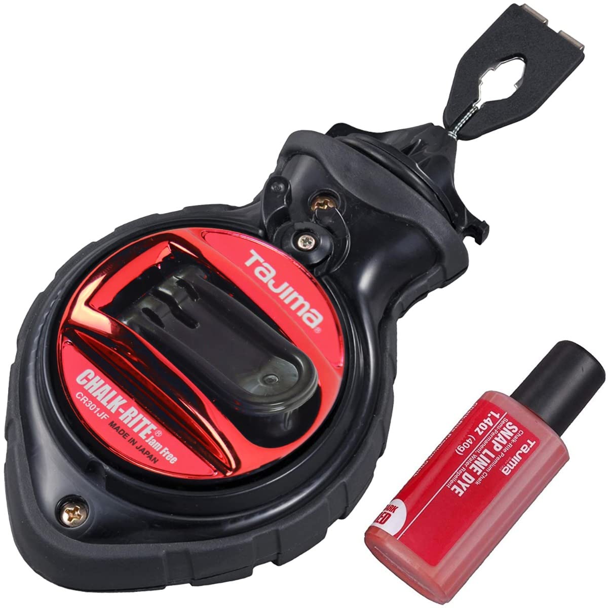 Tajima Chalk-Line Special Edition case view highlights durable ABS shell for tough job sites.