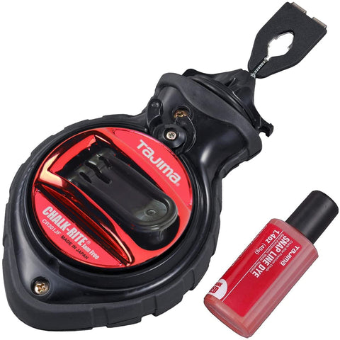 Tajima Chalk-Line Special Edition case view highlights durable ABS shell for tough job sites.