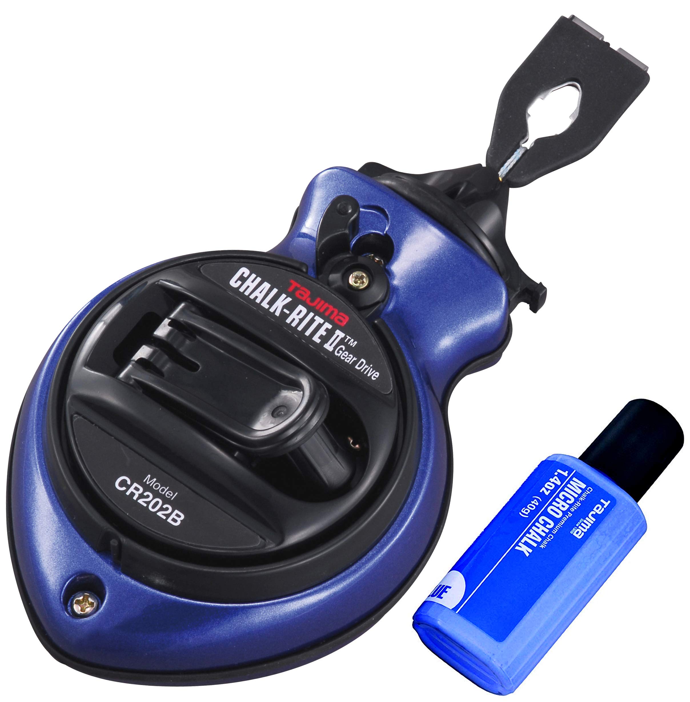 Tajima Chalk-Rite II chalk box with die-cast aluminum body for durable performance.