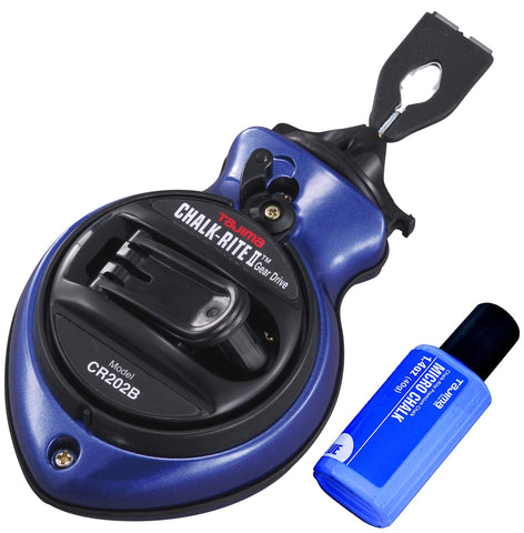 Tajima Chalk-Rite II chalk box with die-cast aluminum body for durable performance.