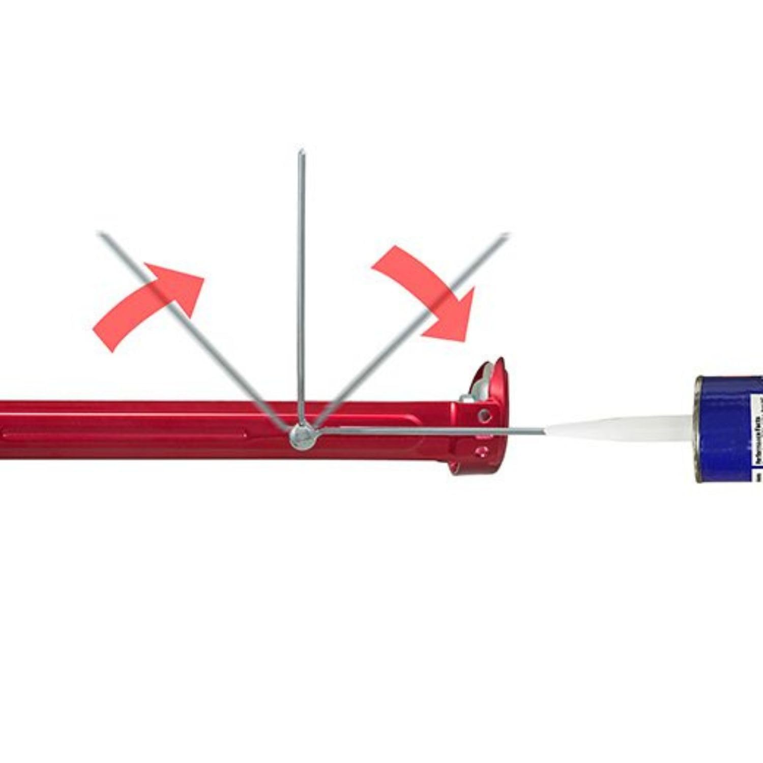 Rugged Tajima CNV-100SP with steel frame and aluminum handle for steady dispensing