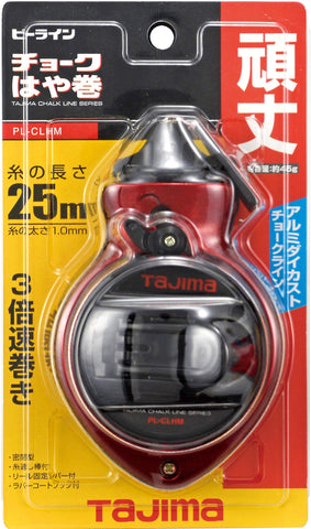 In-use shot of Tajima Chalk Rite applying clean chalk lines on fabric.