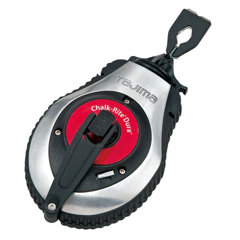 Tajima CR401S Chalk-Rite box with durable aluminum case and non-slip grip for on-site reliability